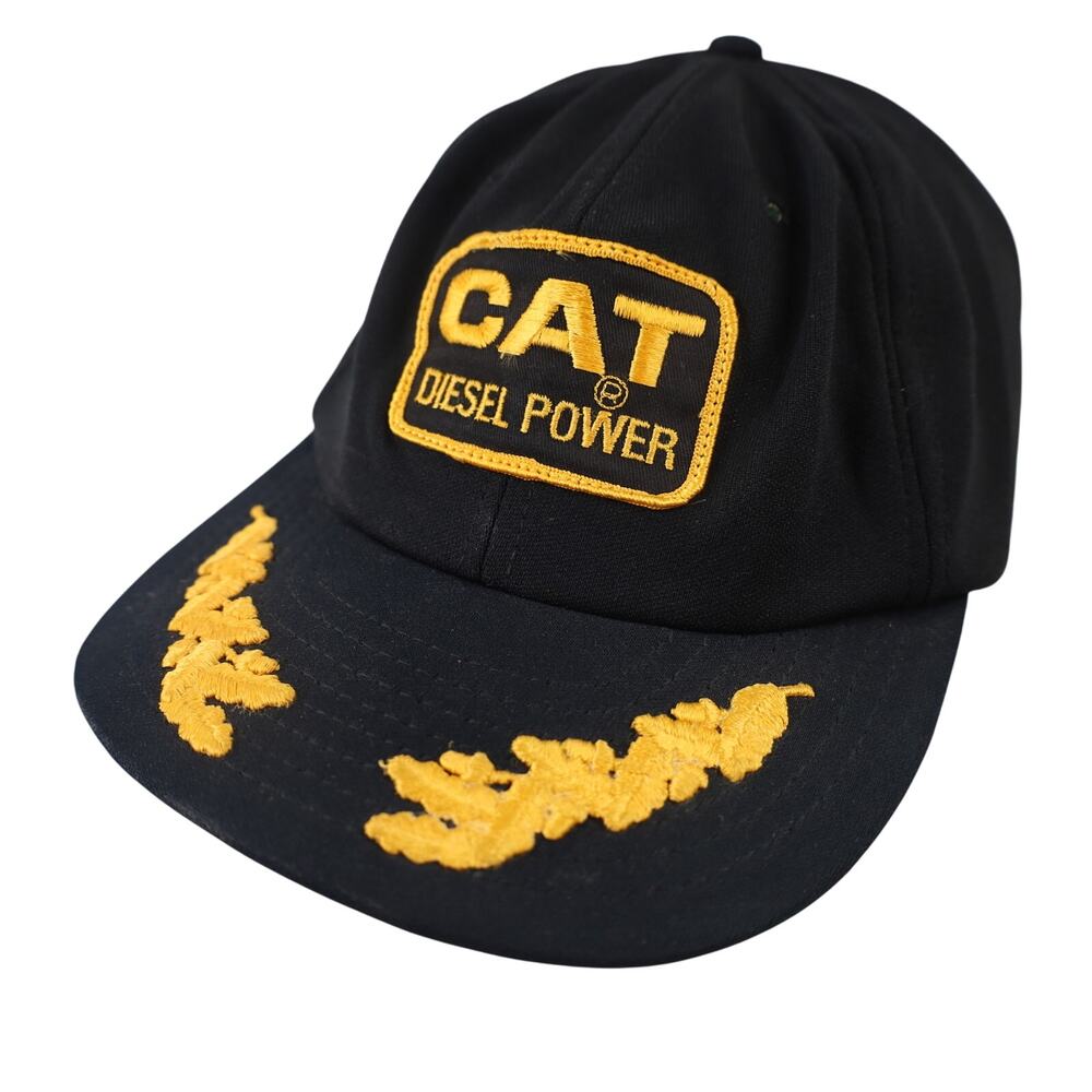 Vintage Cat Diesel Power Snapback Trucker Hat